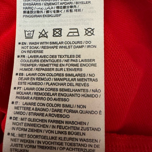 Umbro Spain National Team Short Sleeve Polo Shirt Men’s Size Large Soccer Red - Picture 10 of 10